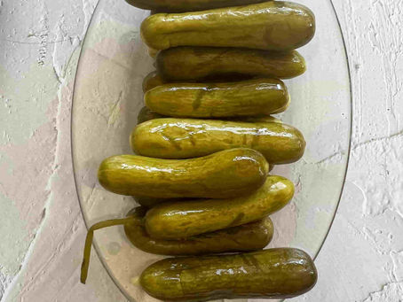 מלפפונים חמוצים ביתיים (ב- 4 ימים)