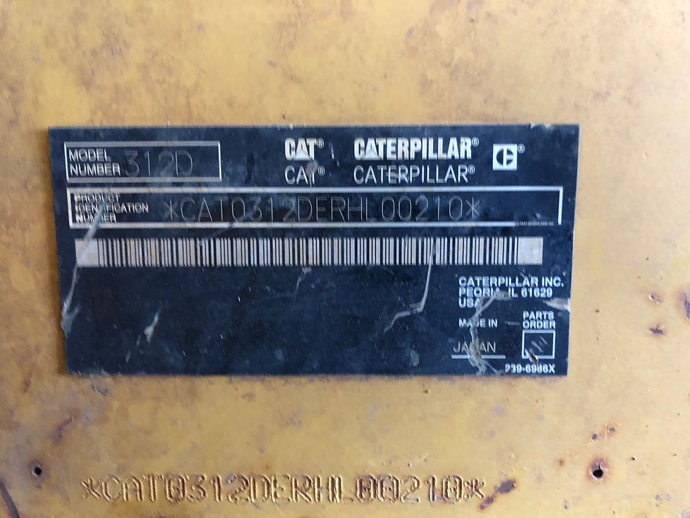 Thumbnail: Caterpillar 312D