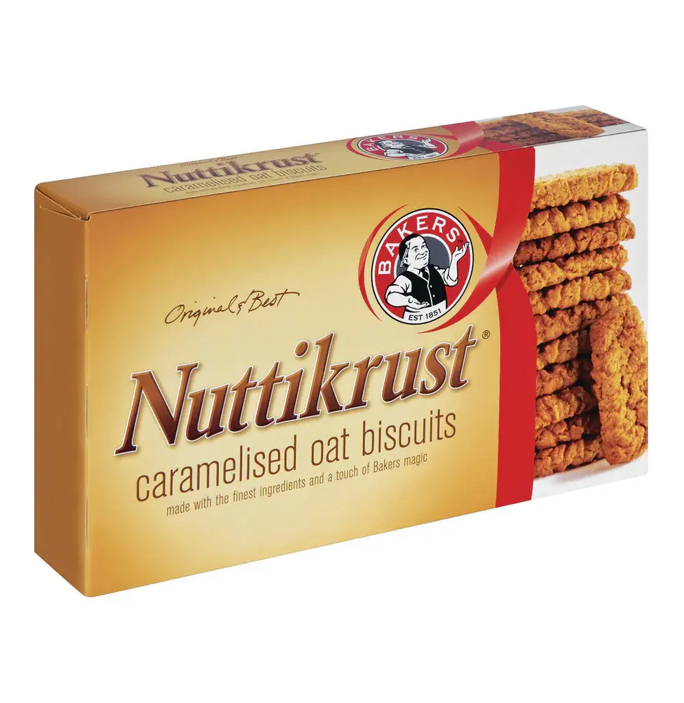 Bakers Nuttikrust Caramelized Oat Biscuits 200g