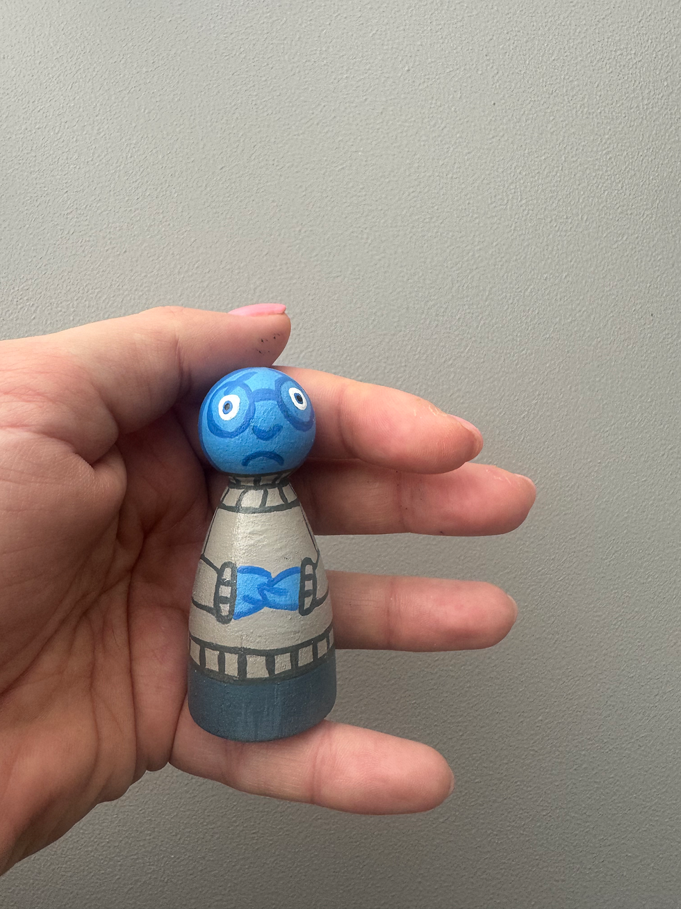 Thumbnail: Set pegdolls Inside out (prijs incl. verzending) 