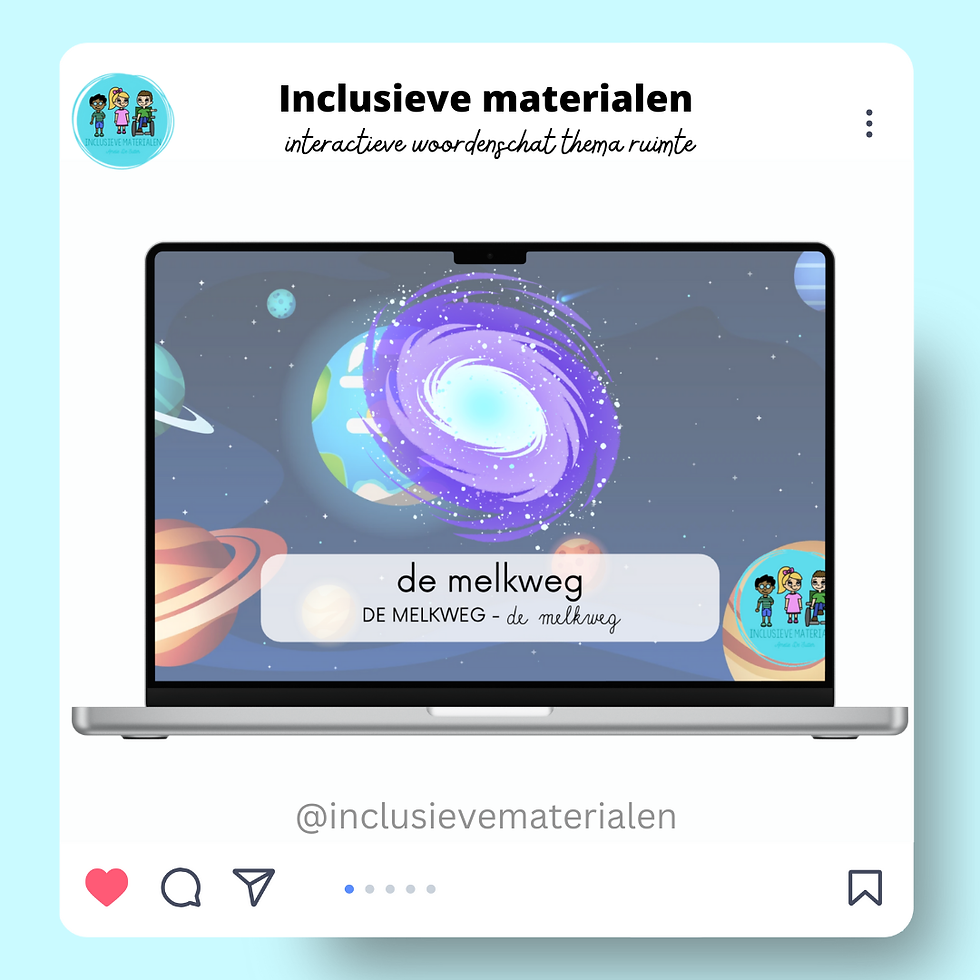 Thumbnail: Interactieve woordenschat: thema de ruimte