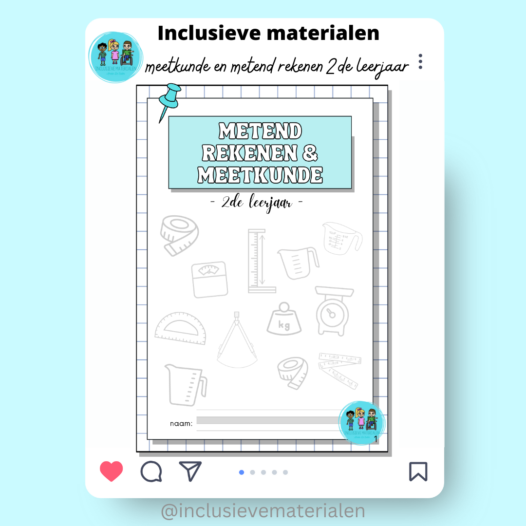 Bundel meetkunde & metend rekenen 2de leerjaar