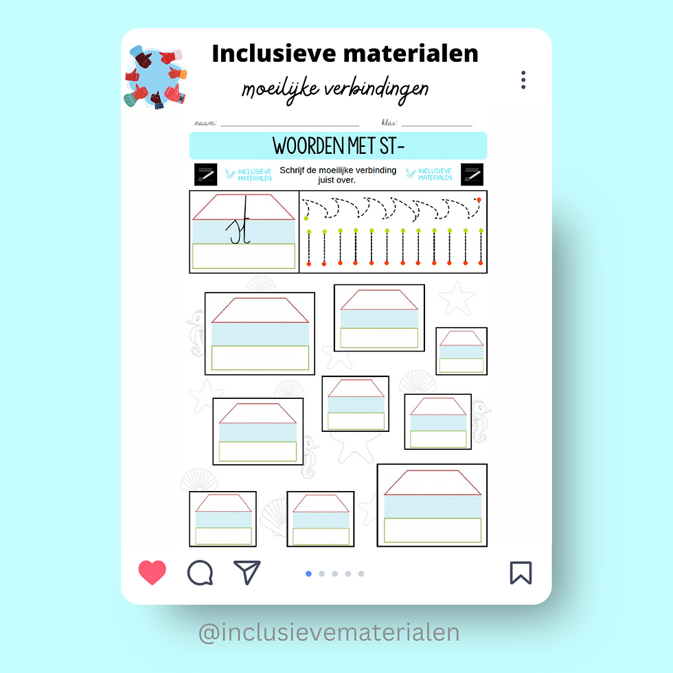 Thumbnail: Moeilijke verbindingen schrift