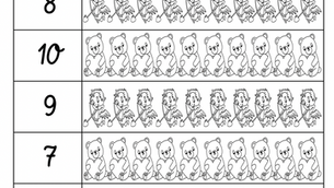 Hoeveelheden tellen tot 5, tot 10 en door elkaar