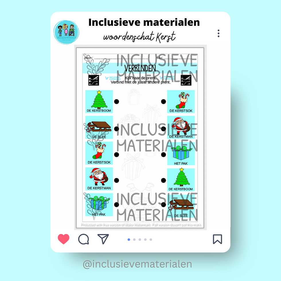 Thumbnail: Woordenschat kerst: bundel kleuter en lagere school