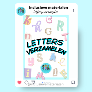 Letters verzamelen en sorteren