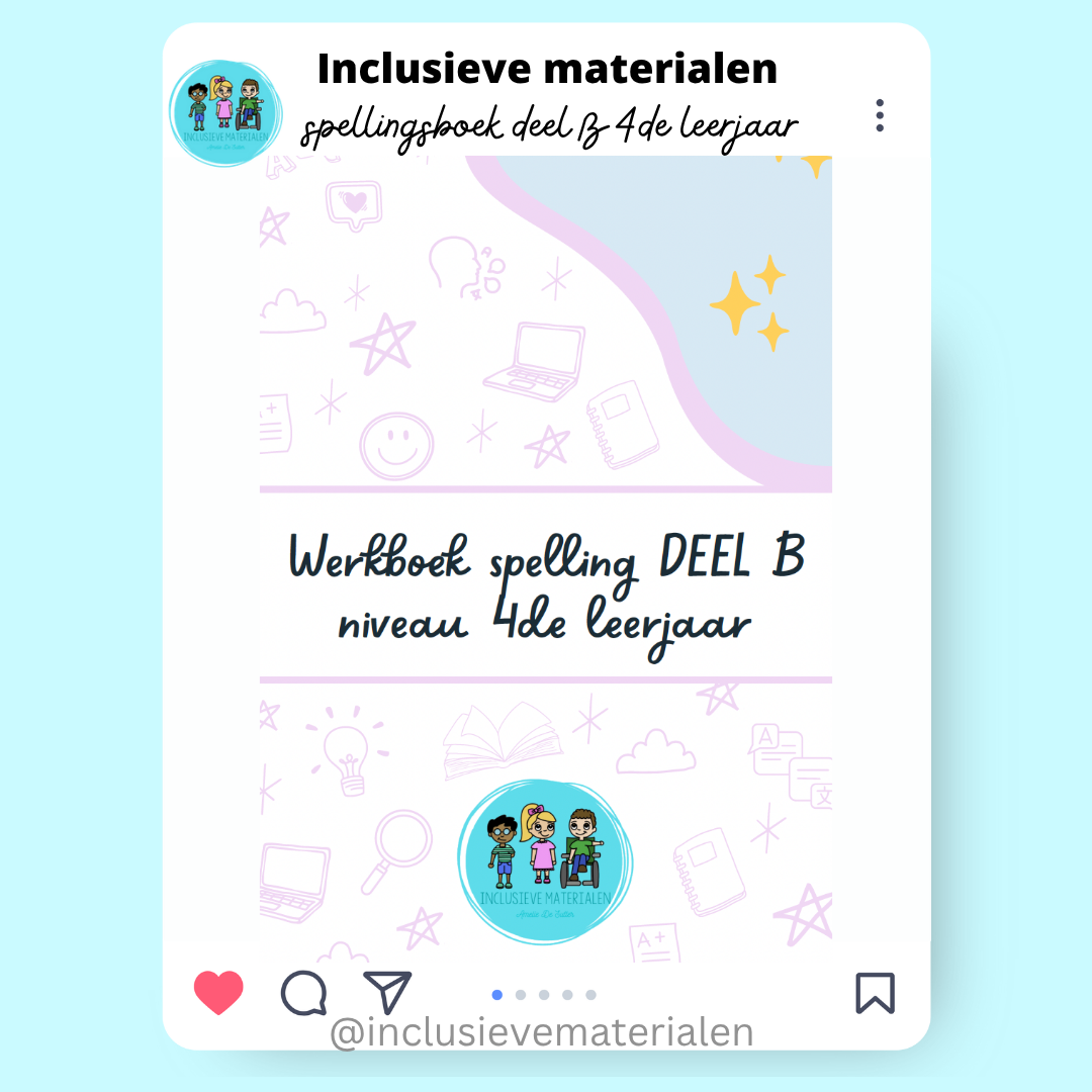 Werkbundel spelling DEEL B 4de leerjaar