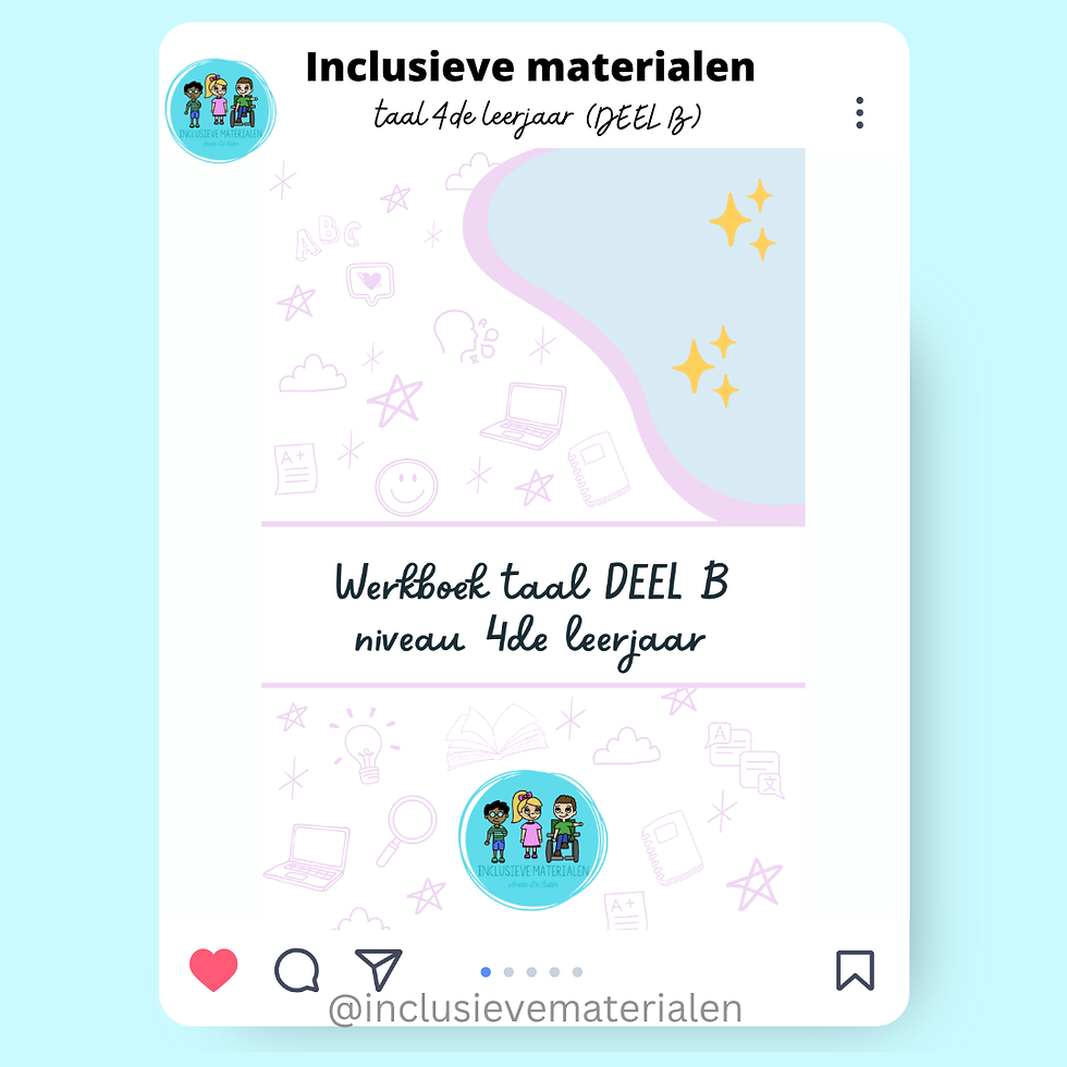 Werkbundel taal (DEEL B) 4de leerjaar