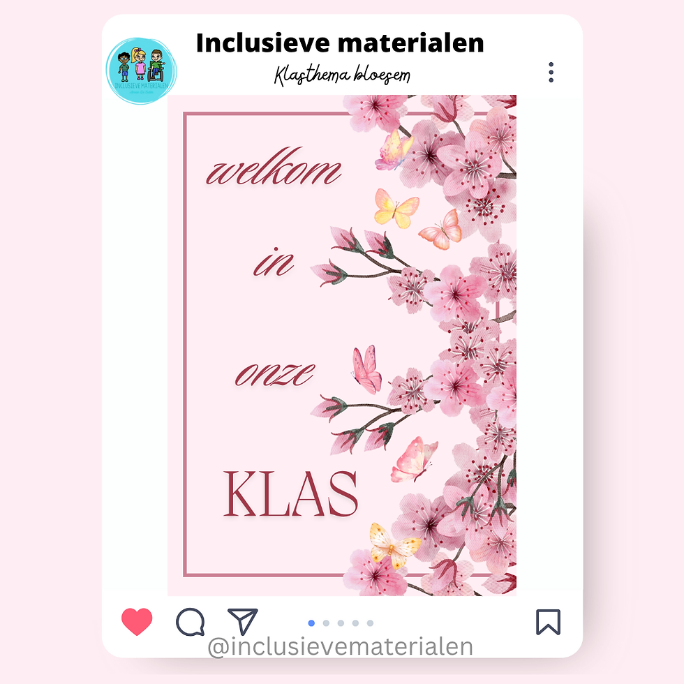 Klasthema bloesem 🌸