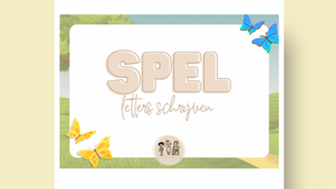 Spel: letters leren schrijven