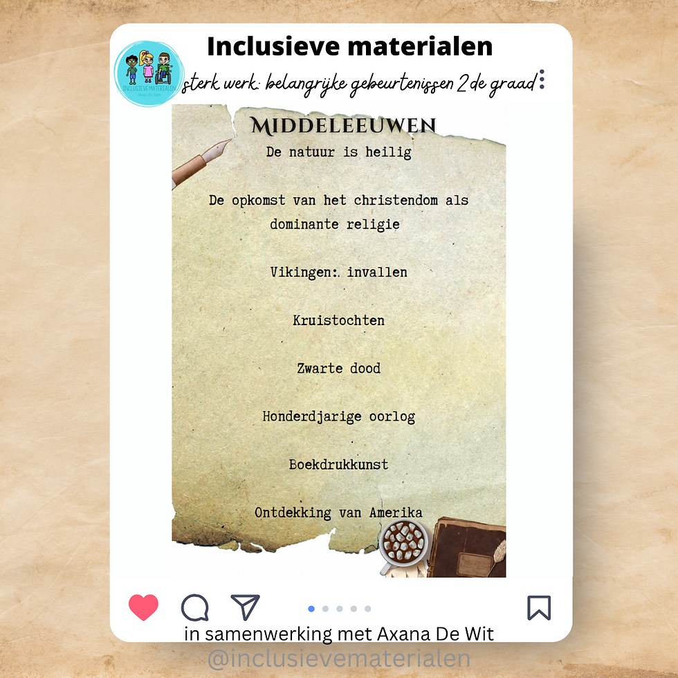 Thumbnail: Sterk werk: belangrijke gebeurtenissen 2de graad