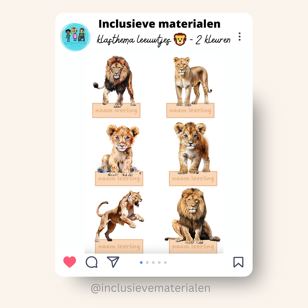 Thumbnail: Klasthema leeuwtjes 🦁