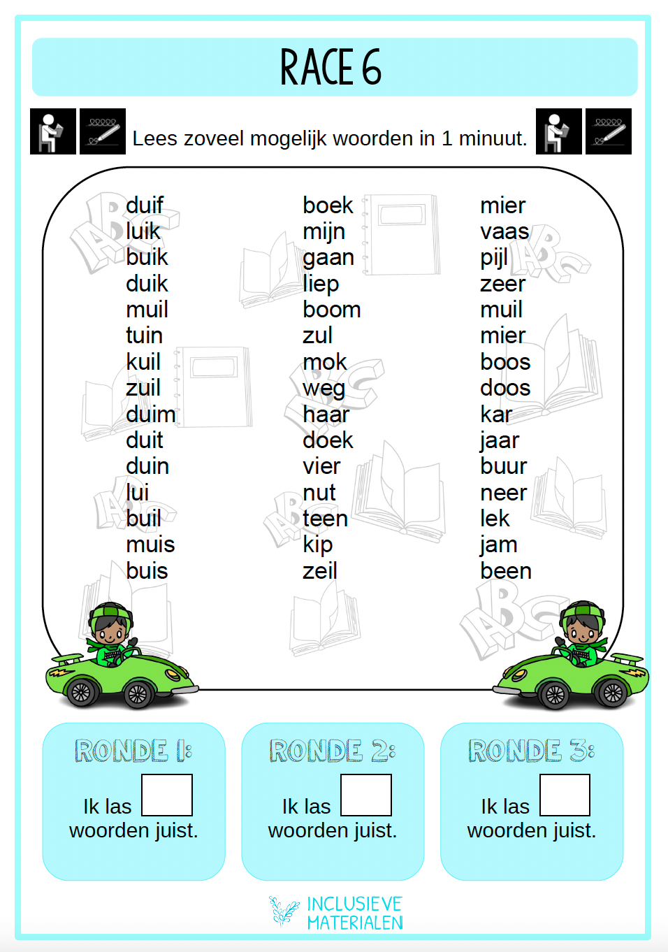 Thumbnail: Race-lezen eerste leerjaar