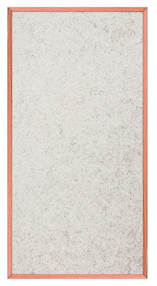 White acoustic panel with frame