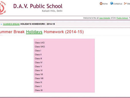 Holiday Homework For Class 1 Goodley Public School [Updated]