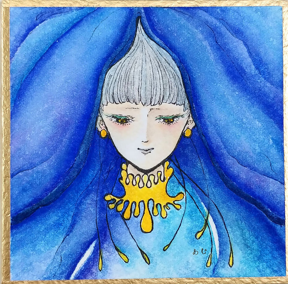 藍の花