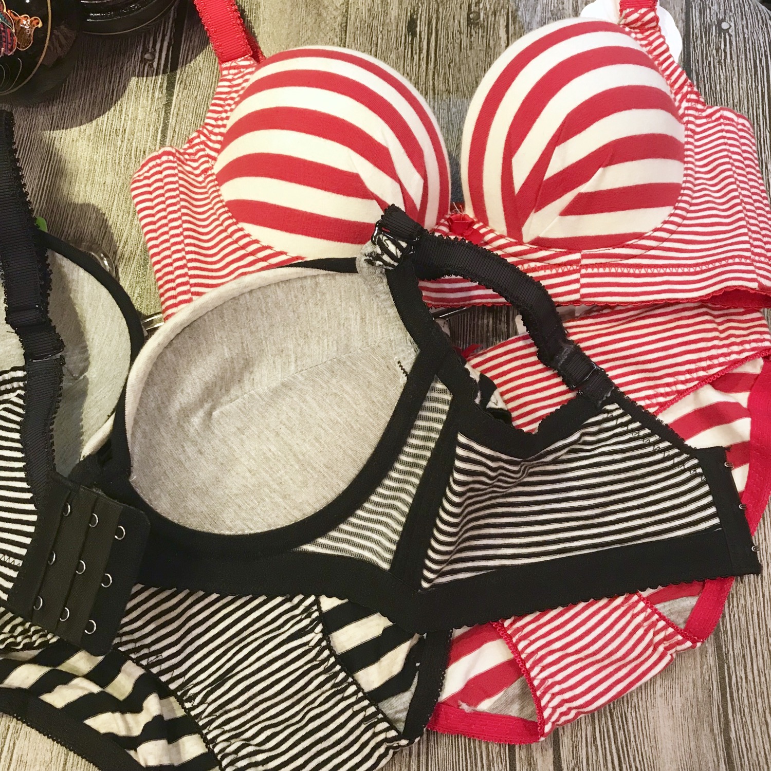 縮圖：36B CUP 棉質Bra Set胸圍套裝