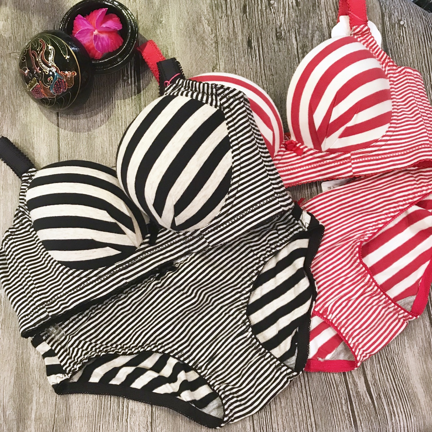 縮圖：36B CUP 棉質Bra Set胸圍套裝