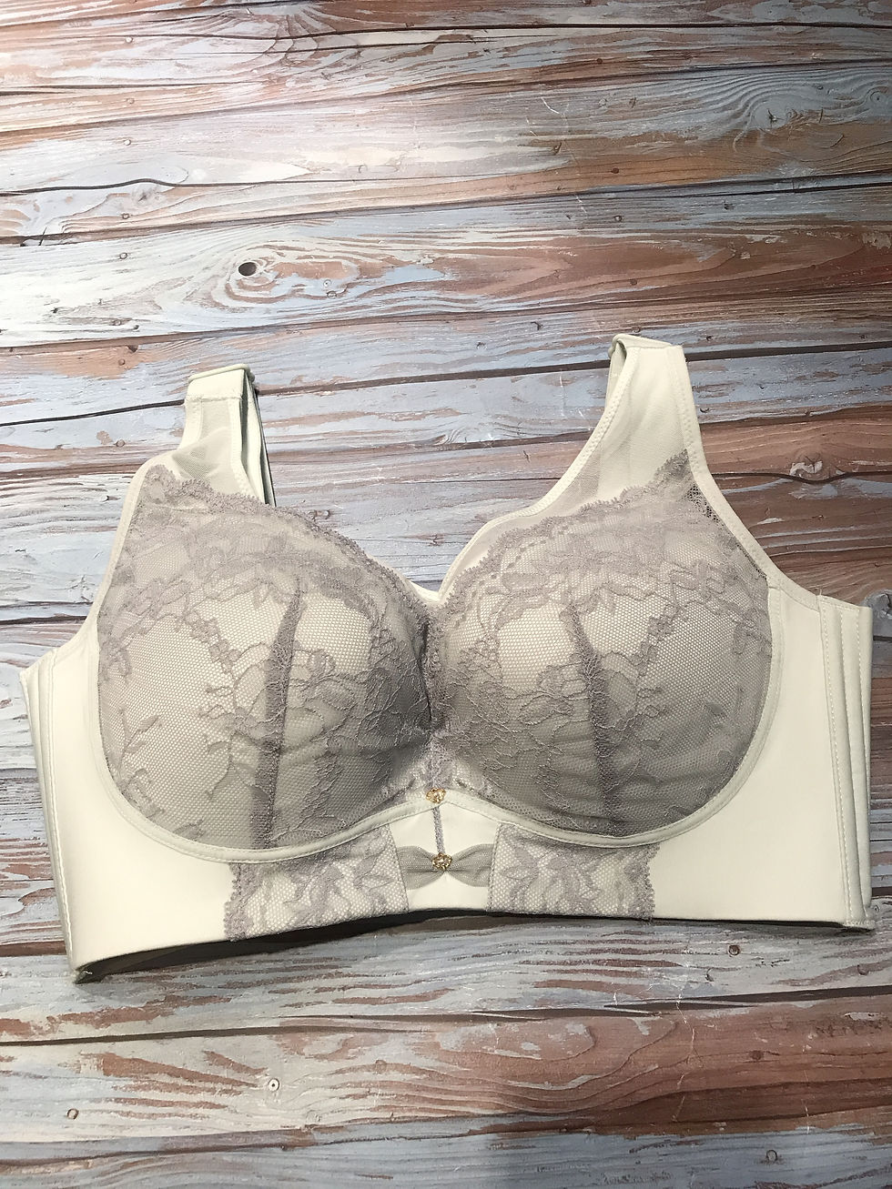 縮圖：36-42D CUP 穩穩上托薄挺透氣按摩蜂巢無痕背無圈Bra