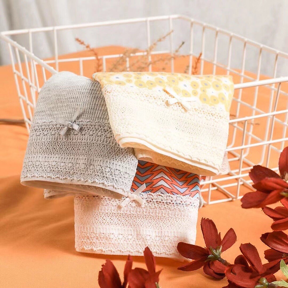 縮圖：樂天派~黃x桔橙系6條裝內褲禮盒 Medium rise Panty