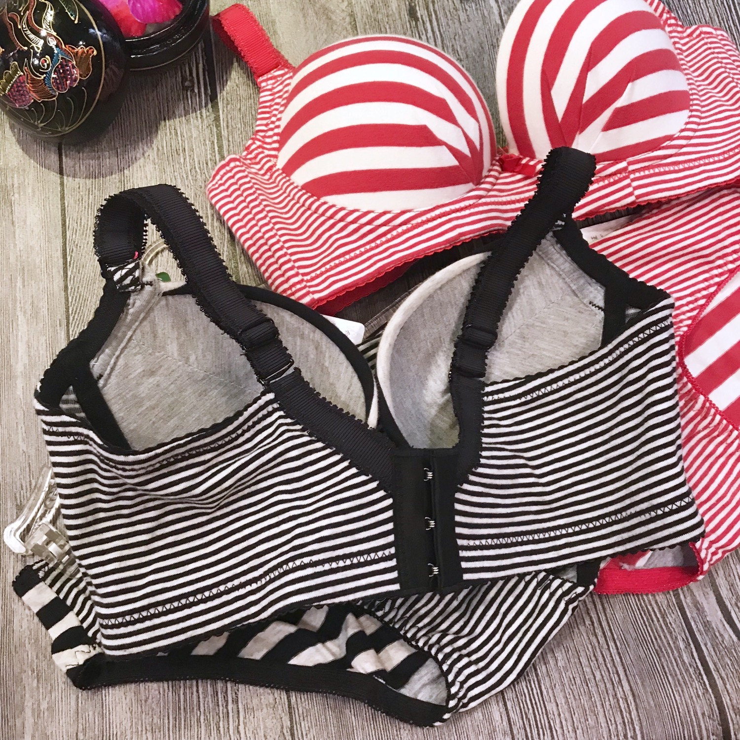 縮圖：36B CUP 棉質Bra Set胸圍套裝