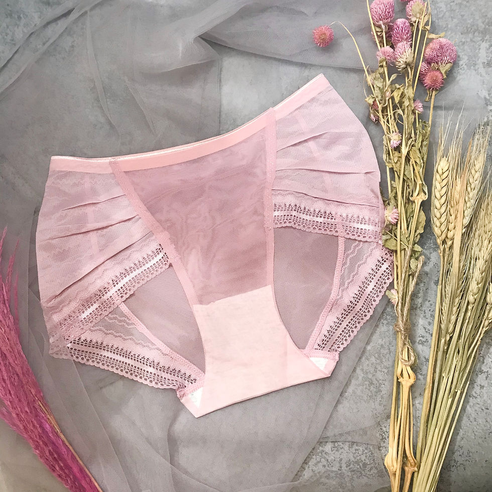 縮圖：中腰無痕高回彈透視網紗內褲Medium rise Panty