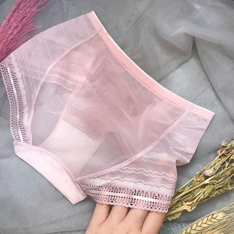 縮圖：中腰無痕高回彈透視網紗內褲Medium rise Panty