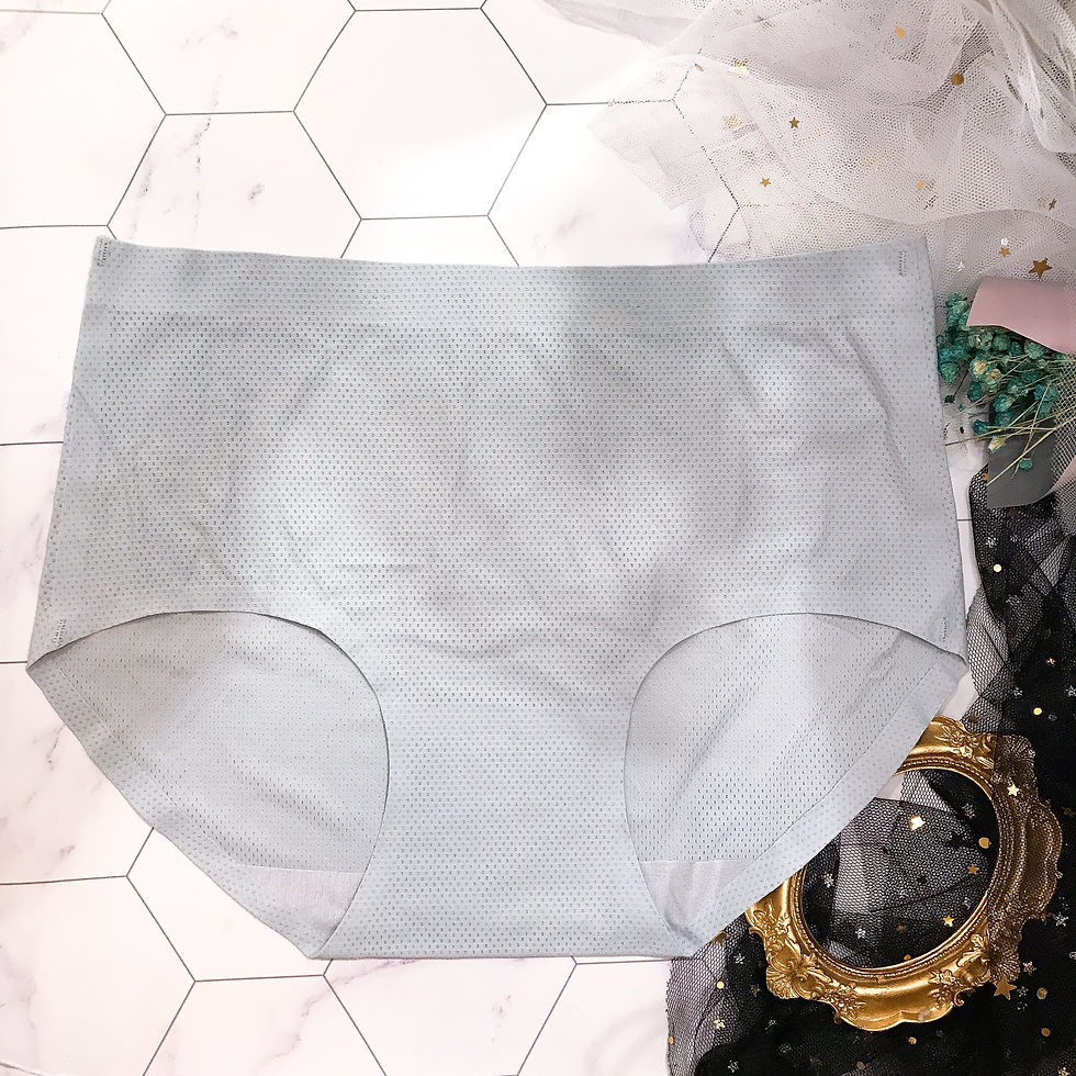 縮圖：中腰無痕單色滑身氣孔透氣內褲 Medium rise Seamless Panties