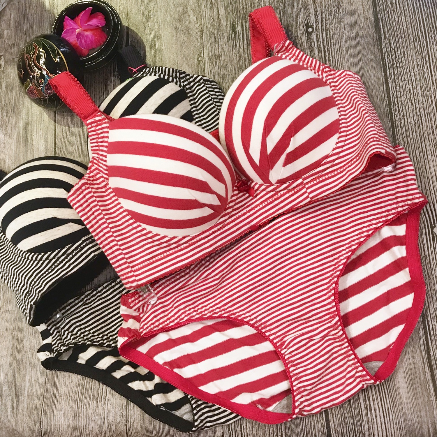 縮圖：36B CUP 棉質Bra Set胸圍套裝