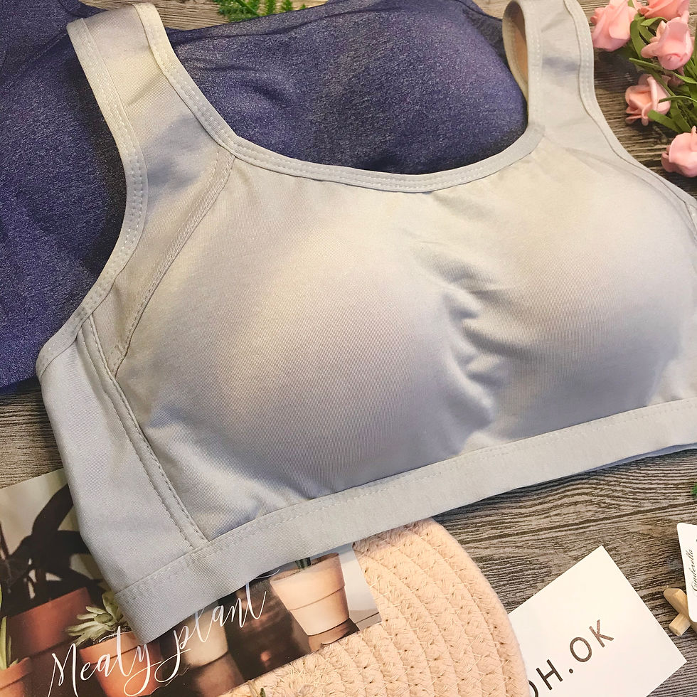 縮圖：36/38/40BC通用無鐵圈平口Sport Bra (L/XL/2XL size)