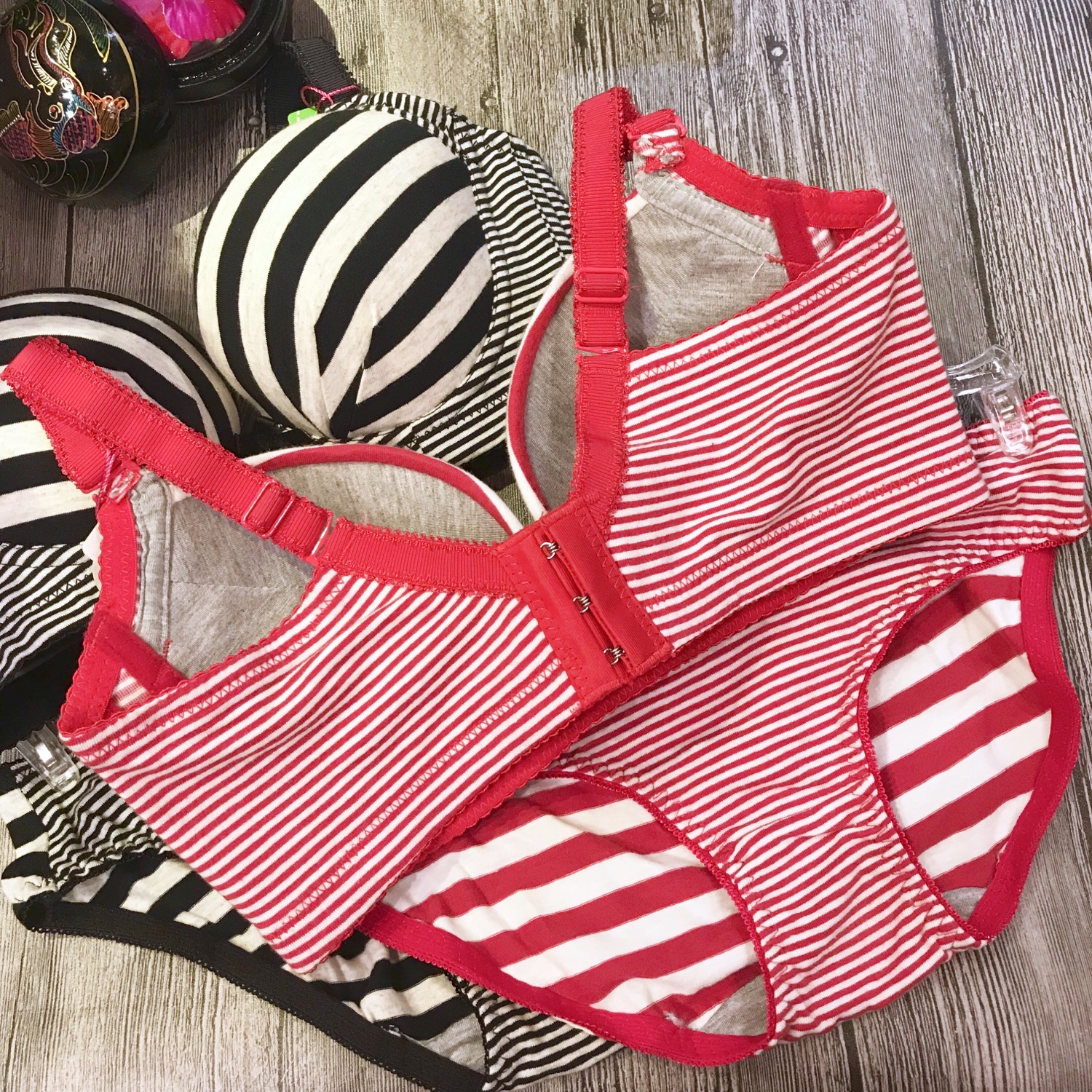 縮圖：36B CUP 棉質Bra Set胸圍套裝