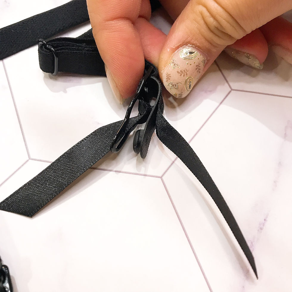 縮圖：波點網紗側拼蕾絲吊襪帶 Sexy Lingerie