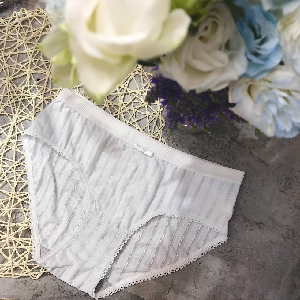 縮圖：低腰糖果色超薄棉腰邊透氣爽身內褲Hipsters panties