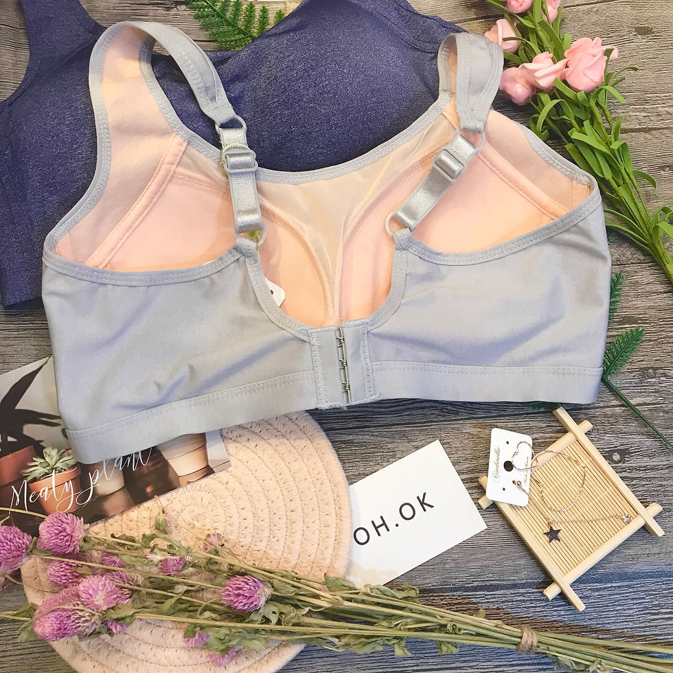 縮圖：36/38/40BC通用無鐵圈平口Sport Bra (L/XL/2XL size)