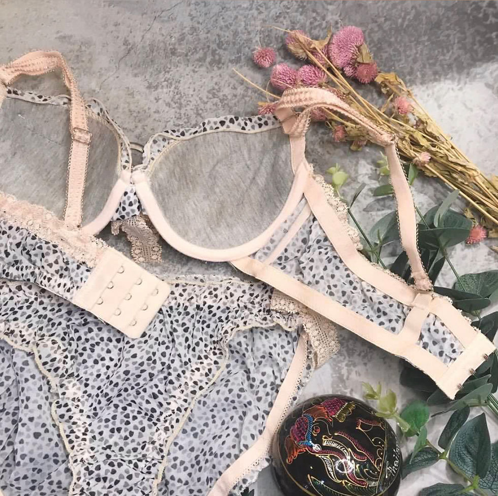 縮圖：32/34A 少女心心Bra Set胸圍套裝