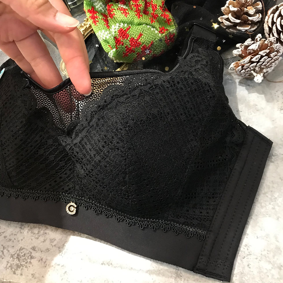 縮圖：36-44CD CUP 乳膠抑菌內墊網面無痕背無圈Bra