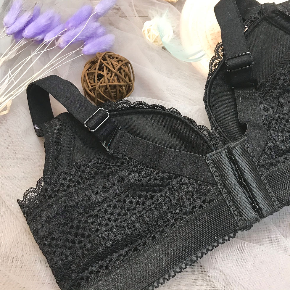 縮圖：34/38/40B CUP 蕾絲親膚無圈薄按摩杯Bra