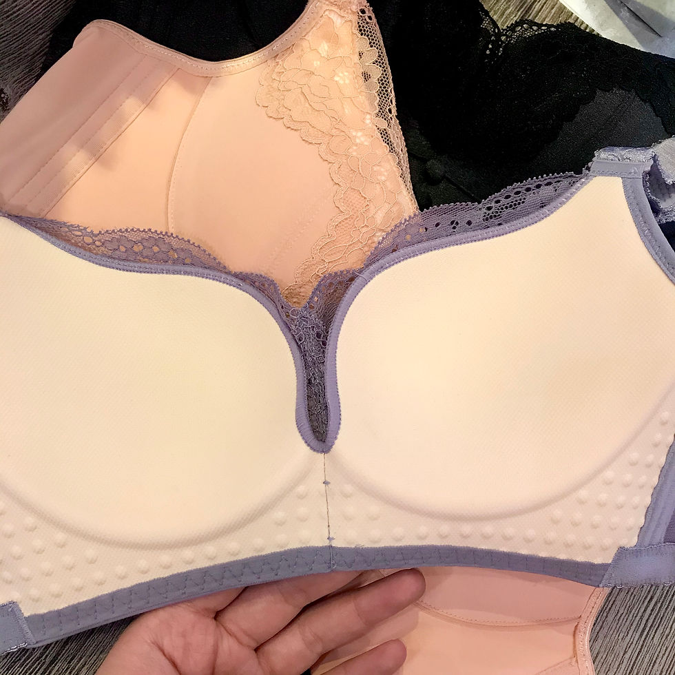 縮圖：36/38B CUP 3D無鋼圈吸濕排汗蜂巢布Bra