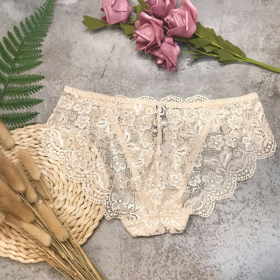 縮圖：寬版蕾絲高叉內褲Hipsters Panty