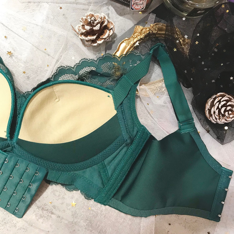 縮圖：34-40BC通用花花蕾絲科技抗菌透氣無鋼圈Bra