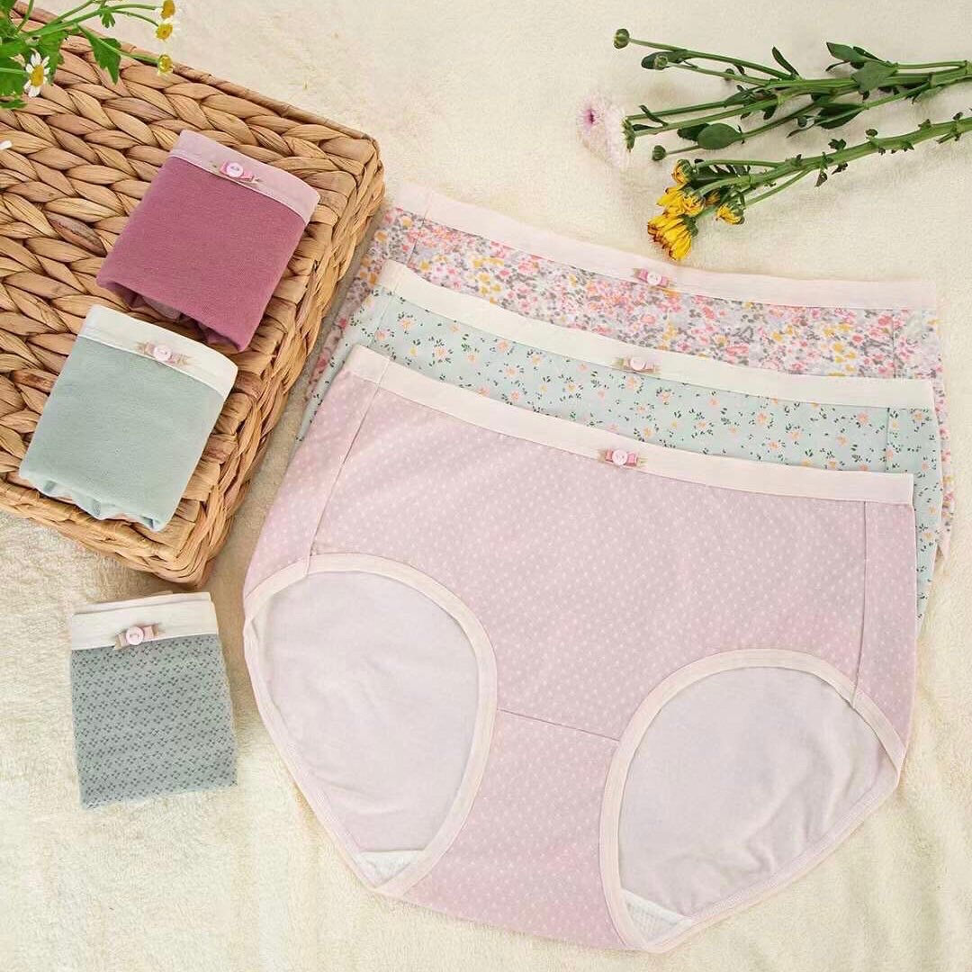 青檸羅勒6條裝內褲禮盒 Medium rise Panty