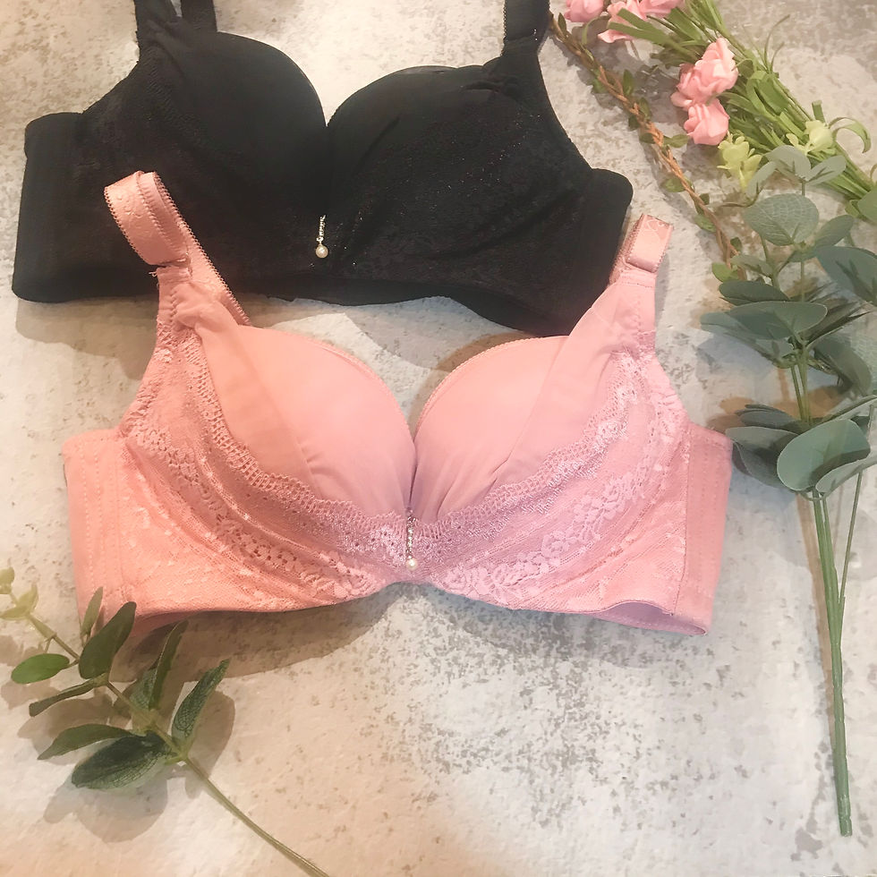 縮圖：34/36B 提托側包蕾絲拼紗Bra