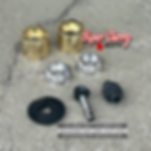 Super Cherry Mullet Kit Brass Front Hubs (8.25 inch extreme terrain track width)