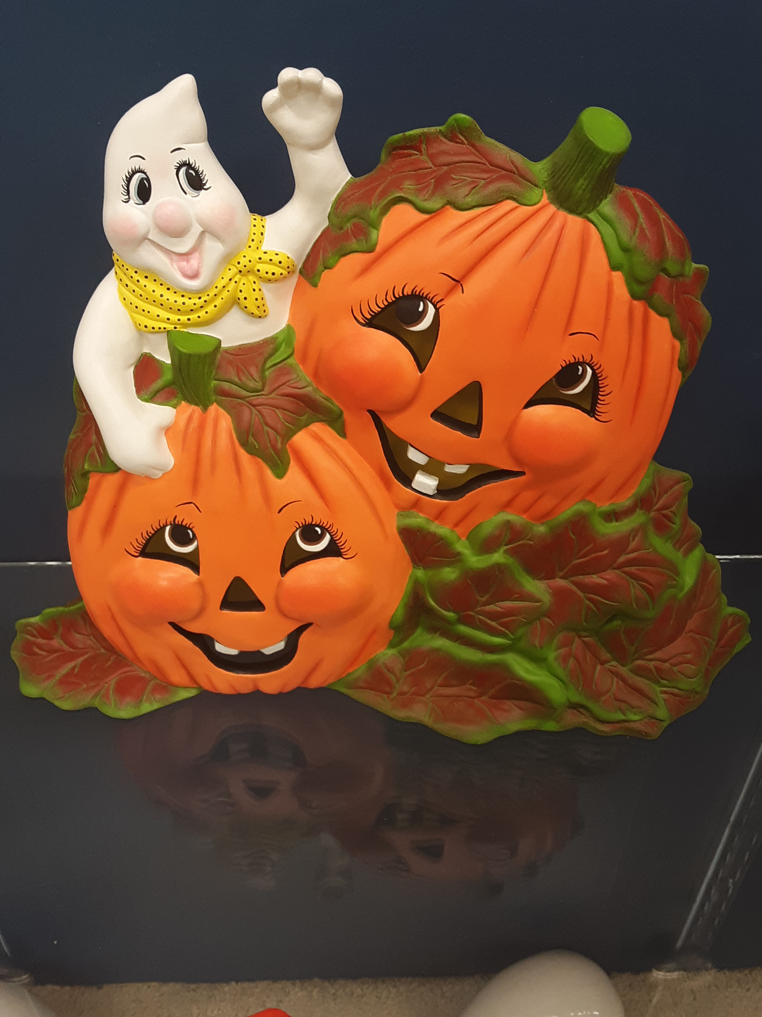 pumpkins with ghost