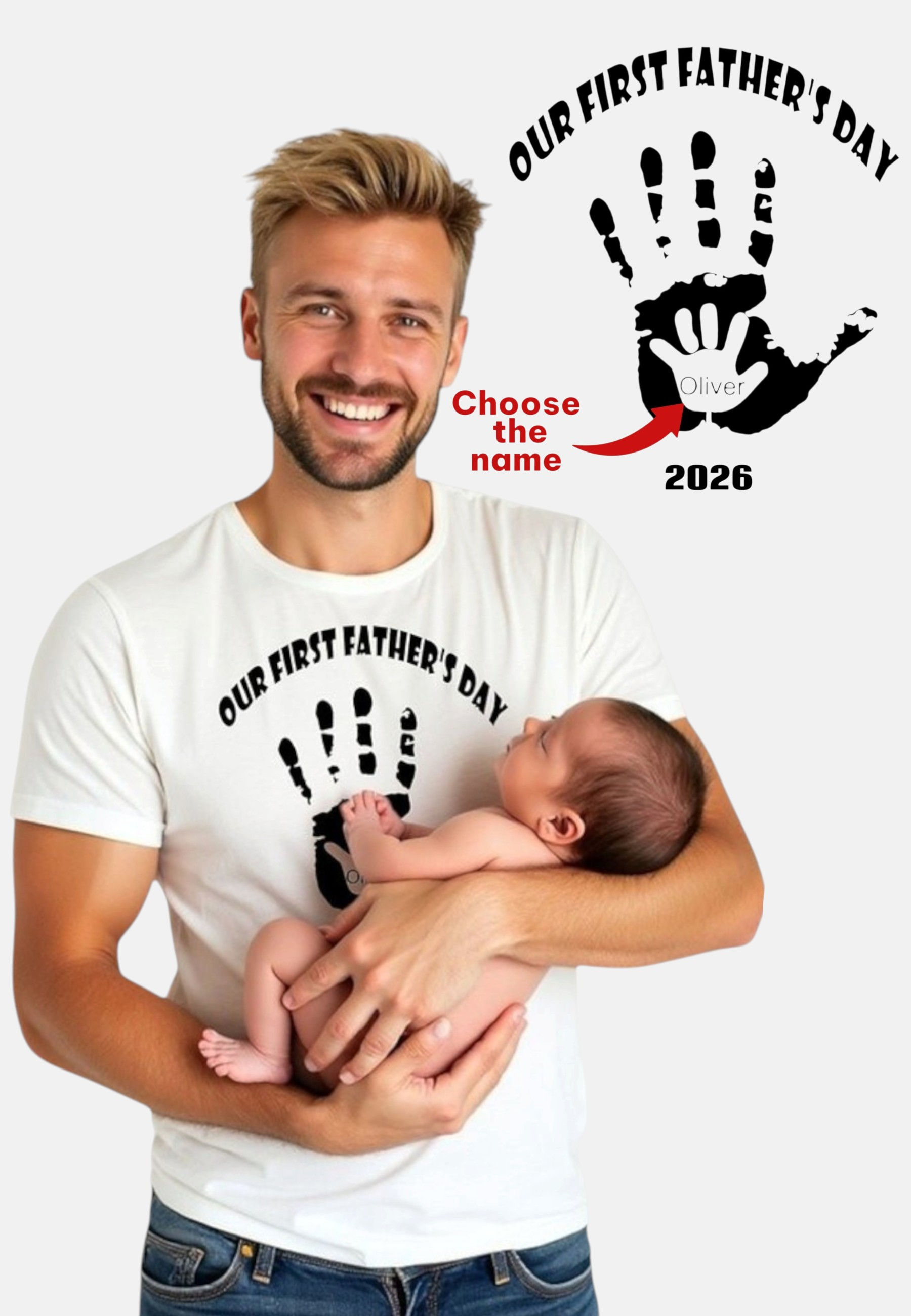 Our First Father's Day cotton T-shirt