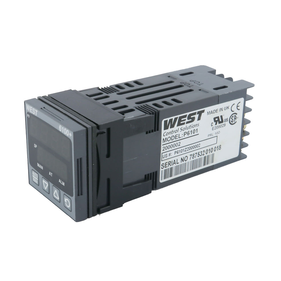Thumbnail: West 6100+ PID Temperaturregler 1/16 DIN – Modularer Industrie-Regler