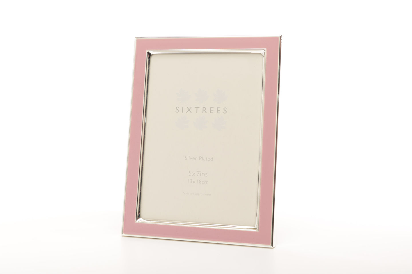 Kew Photo Frame with Pink colored enamel