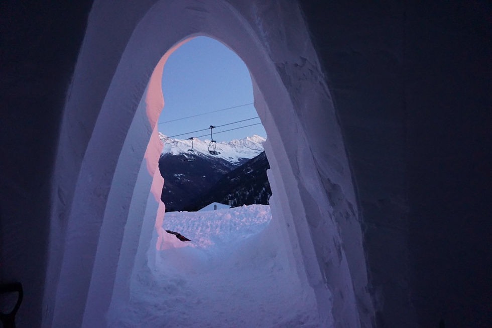 Igloo en neige