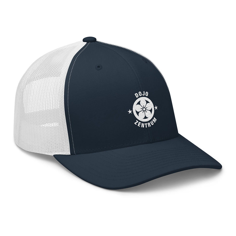 Miniatura: Vista lateral gorra Dojo Zentrum Navy / White