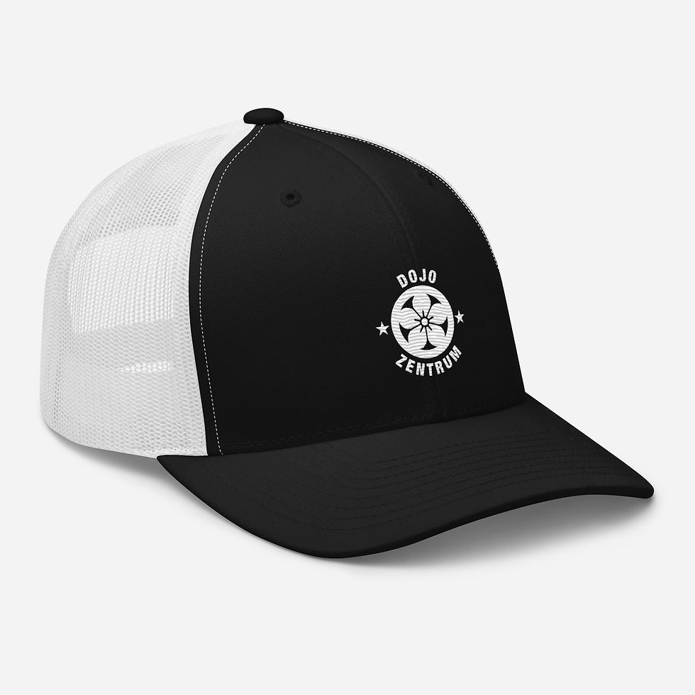 Miniatura: Vista lateral gorra Dojo Zentrum Black / White
